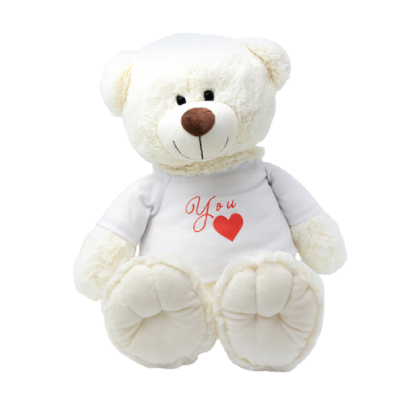 R74043.16 - Bardzo duży miś Bubu, ecru