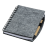 Notes z filcu Felt Now, szary