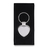 Brelok metalowy Stout Heart, srebrny