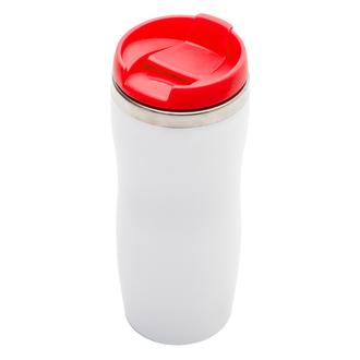 R08225 - Kubek termiczny Askim 350 ml, czerwony 