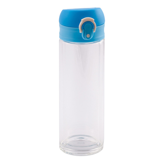 R08284 - Butelka szklana Abisko 280 ml, jasny niebieski 
