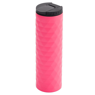 R08321 - Kubek termiczny Tallin 450 ml, różowy 