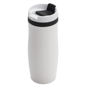 R08336 - Kubek termiczny Viki 390 ml, czarny/biały 