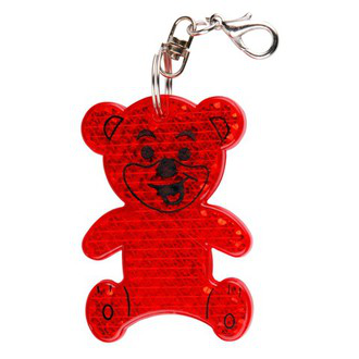 R73235 - Brelok Teddy, czerwony 