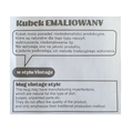 R08231.05 - Kubek emaliowany Oldschool 500 ml, zielony
