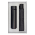 R08242.99 - Zestaw upominkowy kubek termiczny z parasolem Monaco, mix