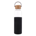 R08272.02 - Szklana butelka Refresh 560 ml, czarny