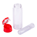 R08313.08 - Bidon Frutello 700 ml, czerwony/transparentny