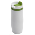 R08336.05 - Kubek termiczny Viki 390 ml, zielony/biały