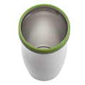 R08336.05 - Kubek termiczny Viki 390 ml, zielony/biały