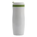 R08336.05 - Kubek termiczny Viki 390 ml, zielony/biały