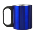 R08383.O - Metalowy termos Picnic 480 ml + 2 kubki, niebieski/srebrny - druga jakość