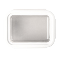 R08442.00 - Lunch box Delect 900 ml, biały/transparentny