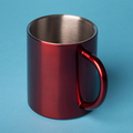 R08490.08 - Kubek stalowy Stalwart 300 ml, czerwony