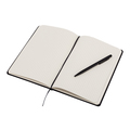 R64214.02 - Zestaw notes z długopisem Abrantes, czarny