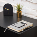 R64248.21 - Notes z kieszonką na telefon Eibar, szary