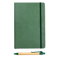 R64258.05 - Zestaw upominkowy notes z długopisem Forest, zielony