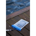 R64327 - Wodoodporny pokrowiec na telefon Crystal, transparentny/niebieski