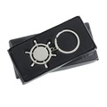 R73213 - Brelok metalowy Steering Wheel, srebrny