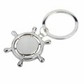 R73213 - Brelok metalowy Steering Wheel, srebrny