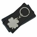 R73216 - Brelok metalowy Clover, srebrny