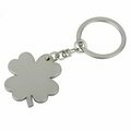 R73216 - Brelok metalowy Clover, srebrny