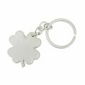 R73216 - Brelok metalowy Clover, srebrny