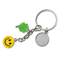 R73224 - Brelok metalowy Luck, srebrny