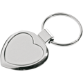 R73277 - Brelok metalowy Stout Heart, srebrny