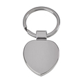 R73277 - Brelok metalowy Stout Heart, srebrny