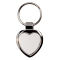 R73277 - Brelok metalowy Stout Heart, srebrny