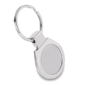 R73281 - Brelok metalowy Metal Promo, srebrny