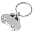 R73287 - Brelok metalowy Auto, srebrny