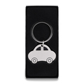 R73287 - Brelok metalowy Auto, srebrny
