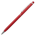 R73408.81 - Długopis aluminiowy Touch Tip, ciemny czerwony