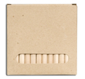 R73777 - Zestaw 12 kredek 9 cm, ecru