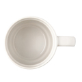 R85309.06.O - Kubek ceramiczny z bambusową przykrywką Giulia, biały